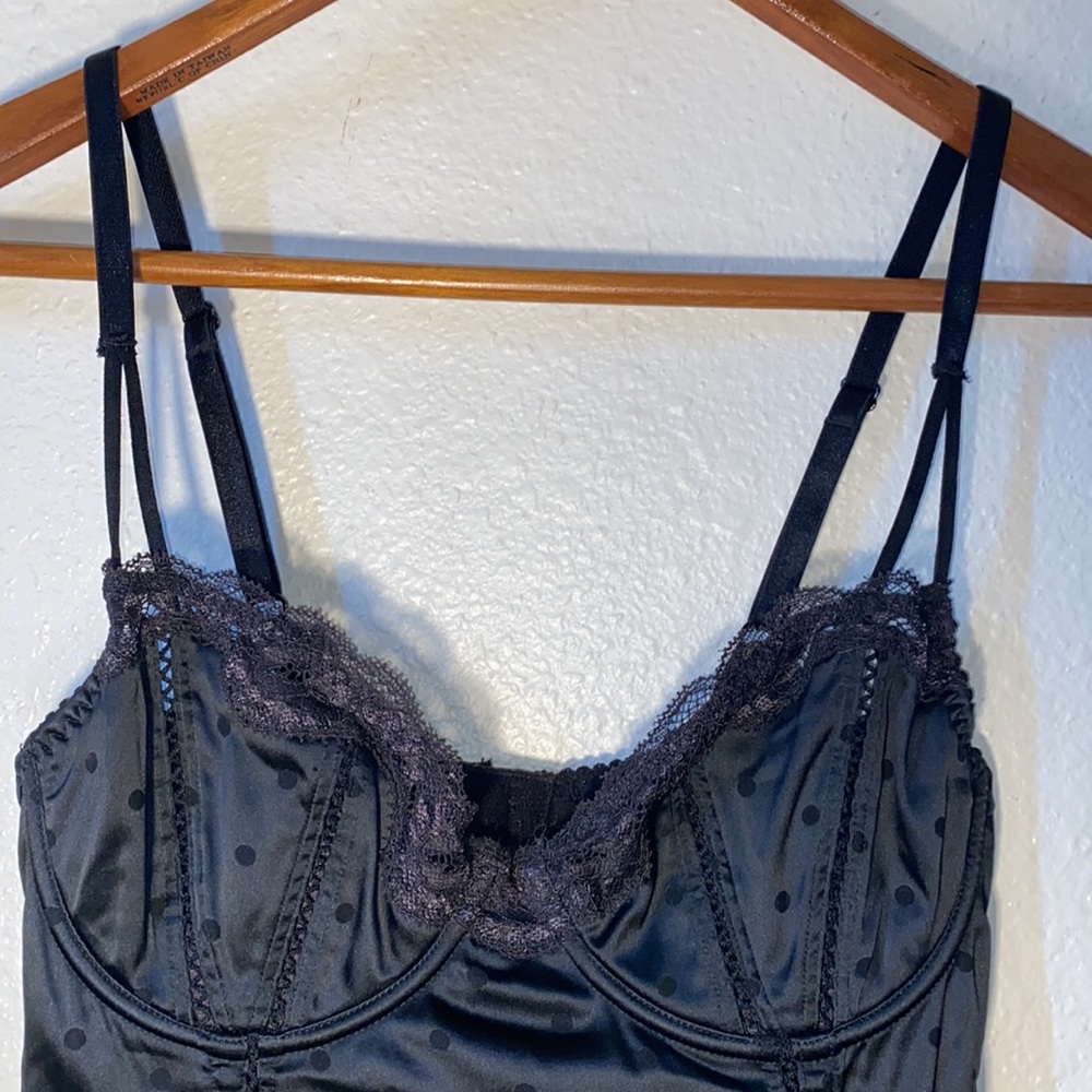 Betsy Johnson Black Corset Bustier